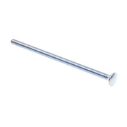 Prime-Line Carriage Bolts 1/4in-20 X 5-1/2in A307 Grade A Zinc Plated Steel 25PK 9062640